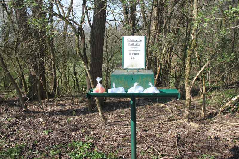 Gut plaziert: Nachschub für (Streu-)Golfer