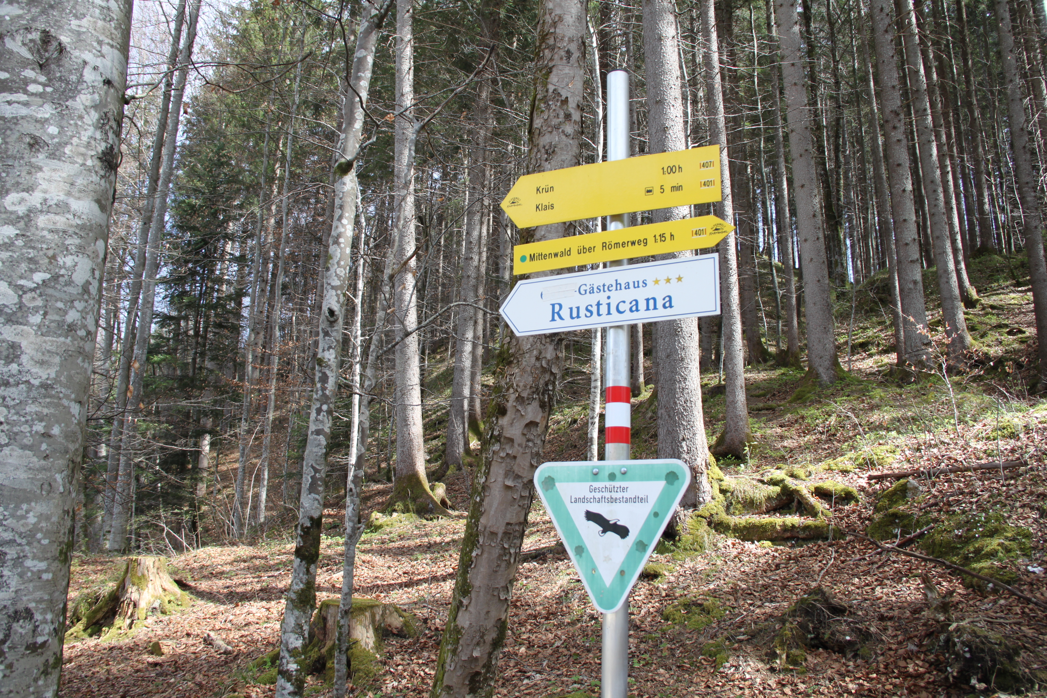 Wandern auf römischen Spuren