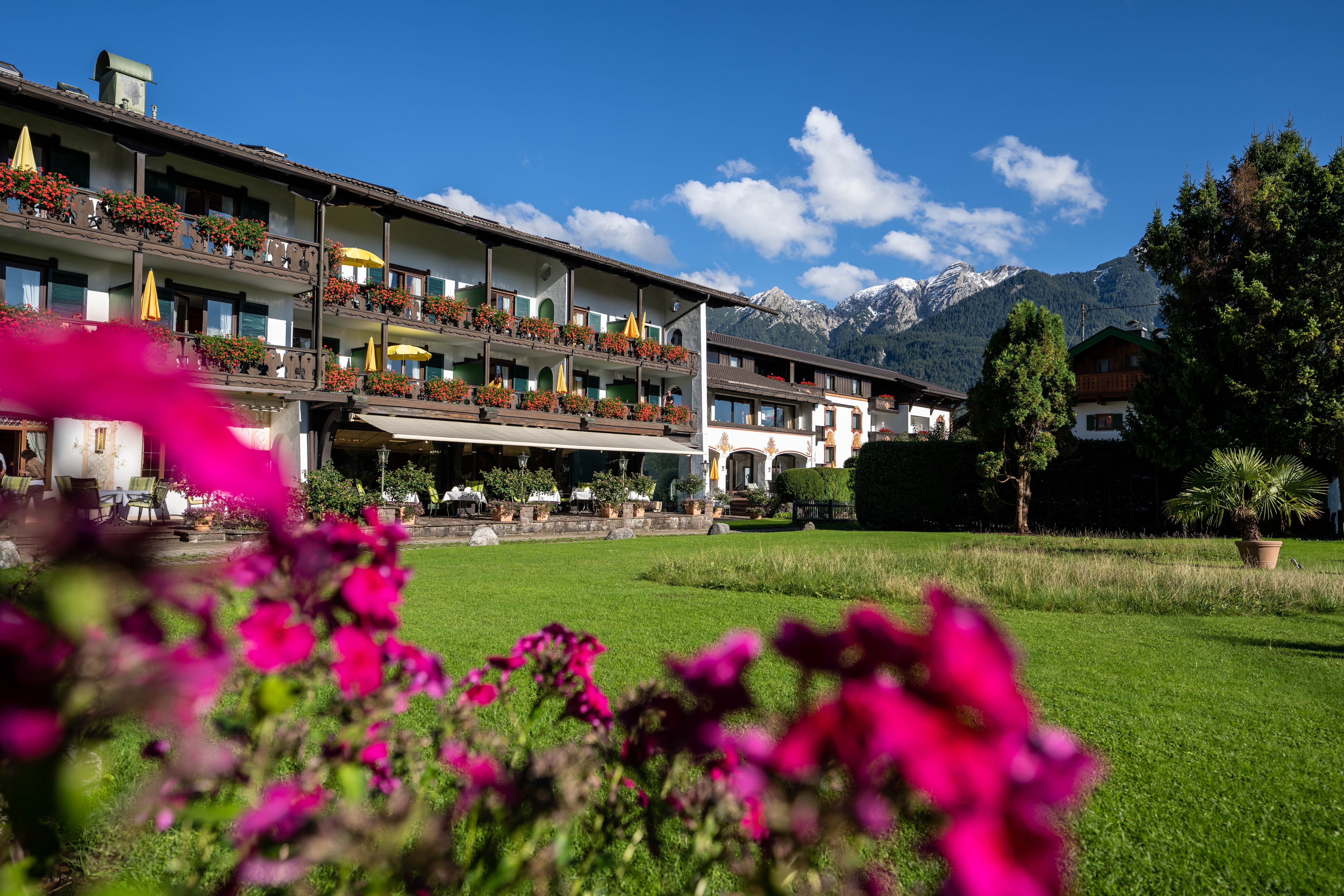 Ideal zum Relaxen: das Parkhotel Wallgau