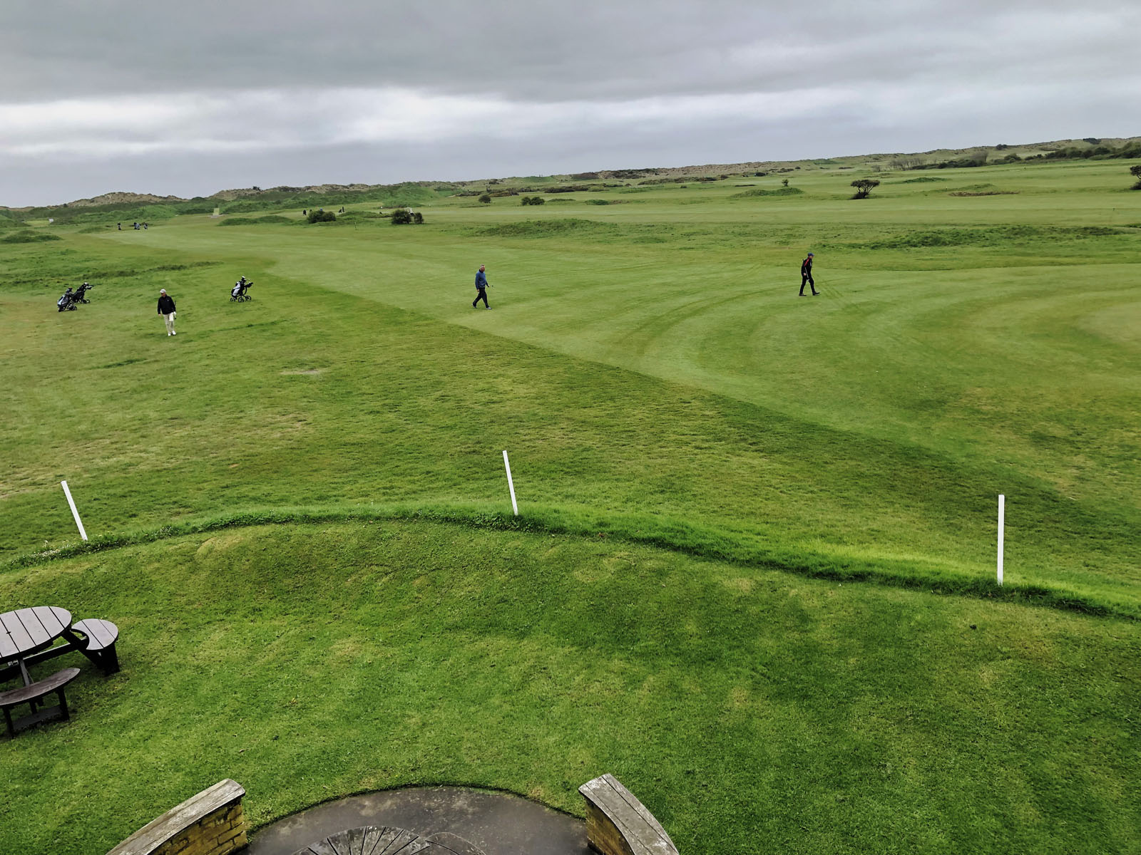 Sieht von der Terrasse einfach aus: Littlehampton GC