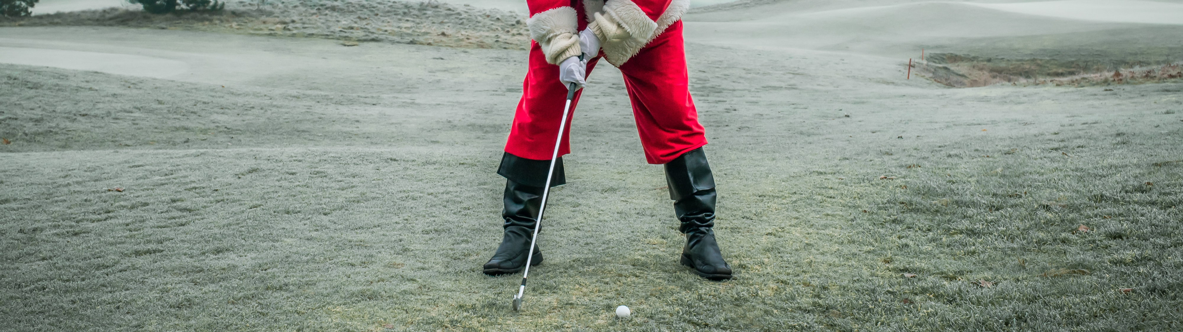 Hohoho … mit dem Weihnachtsmann wird Golf zum Geschenk